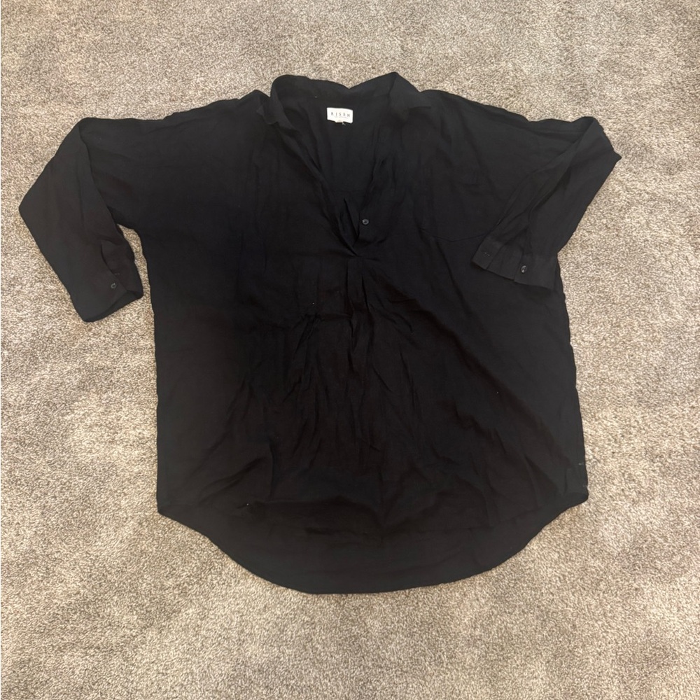 Button down linen shirt